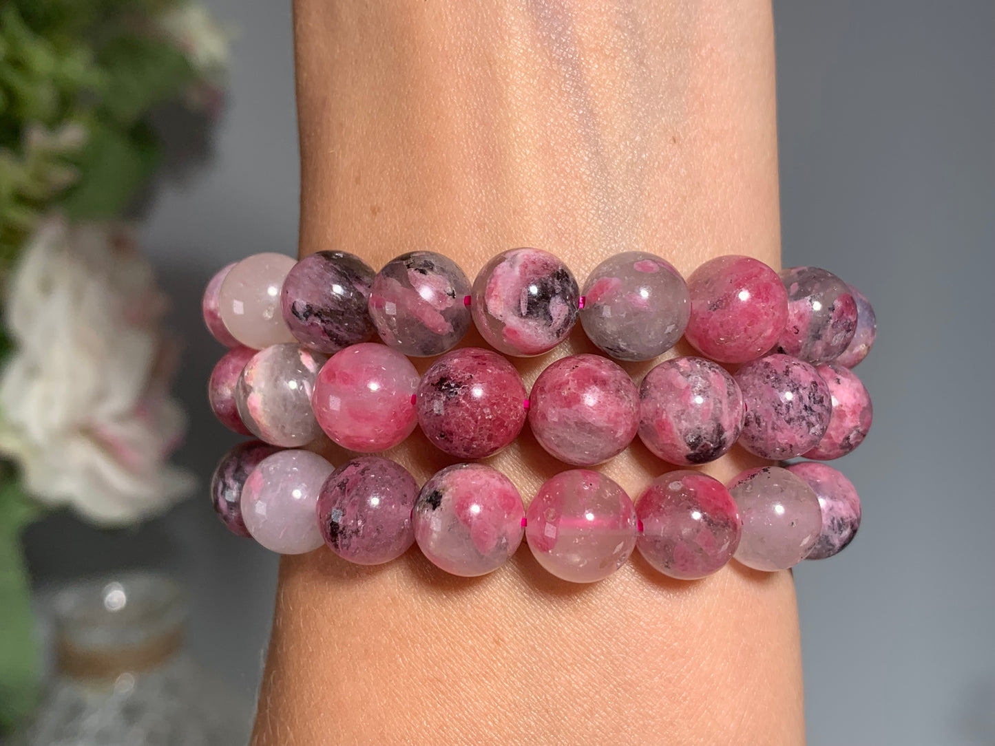 10mm Rhodonite Bracelet