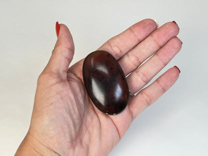 Copal Amber Palm Stone (2.2", 56mm)