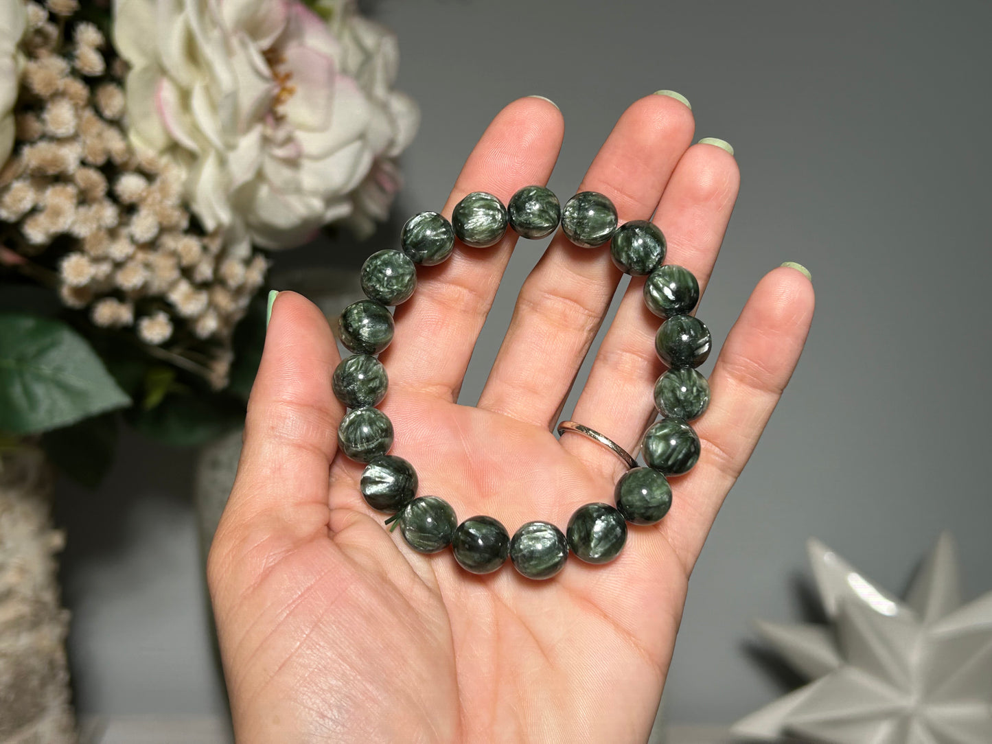 10mm Seraphinite Bracelet