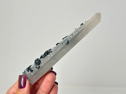 Sphalerite on Quartz (4.7", 120mm)