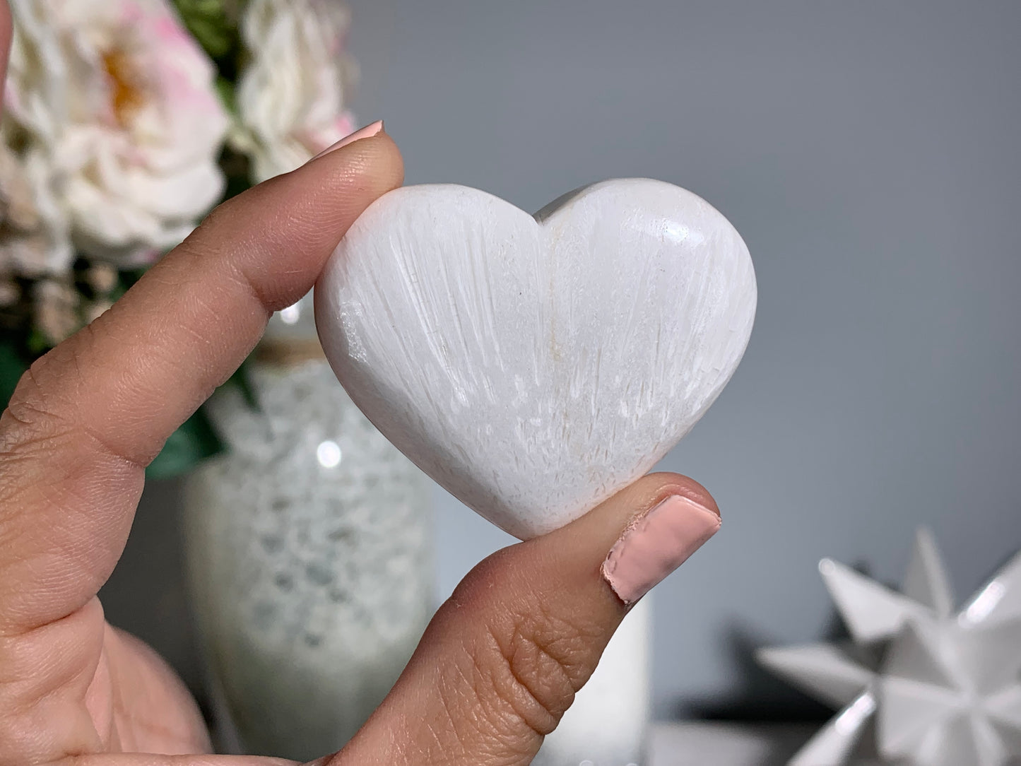 Small Scolecite Heart