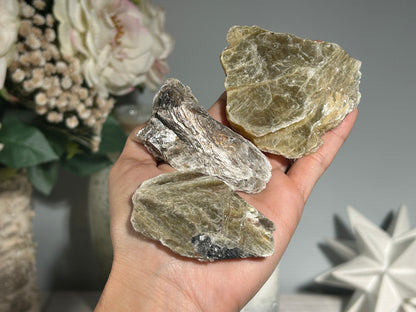 Natural Golden Muscovite Mica