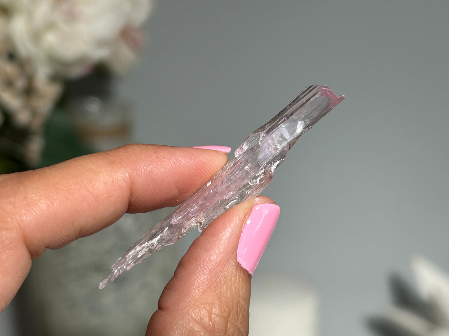 Natural Purple Kunzite Point (2.2", 57mm)