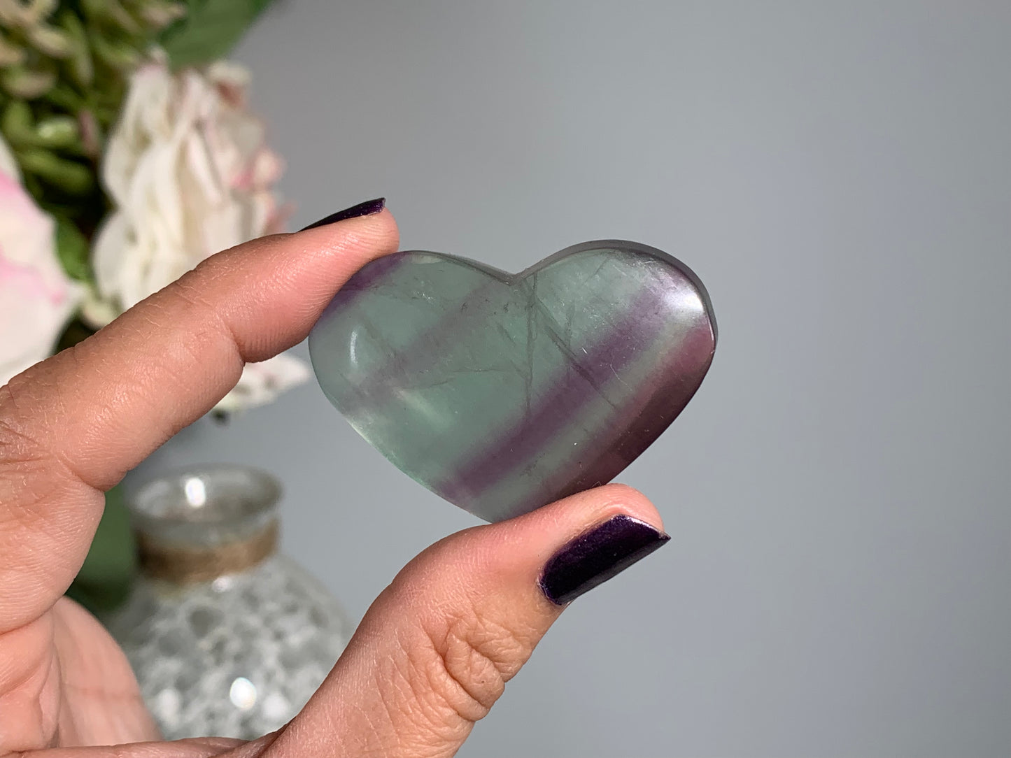 Small Fluorite Heart