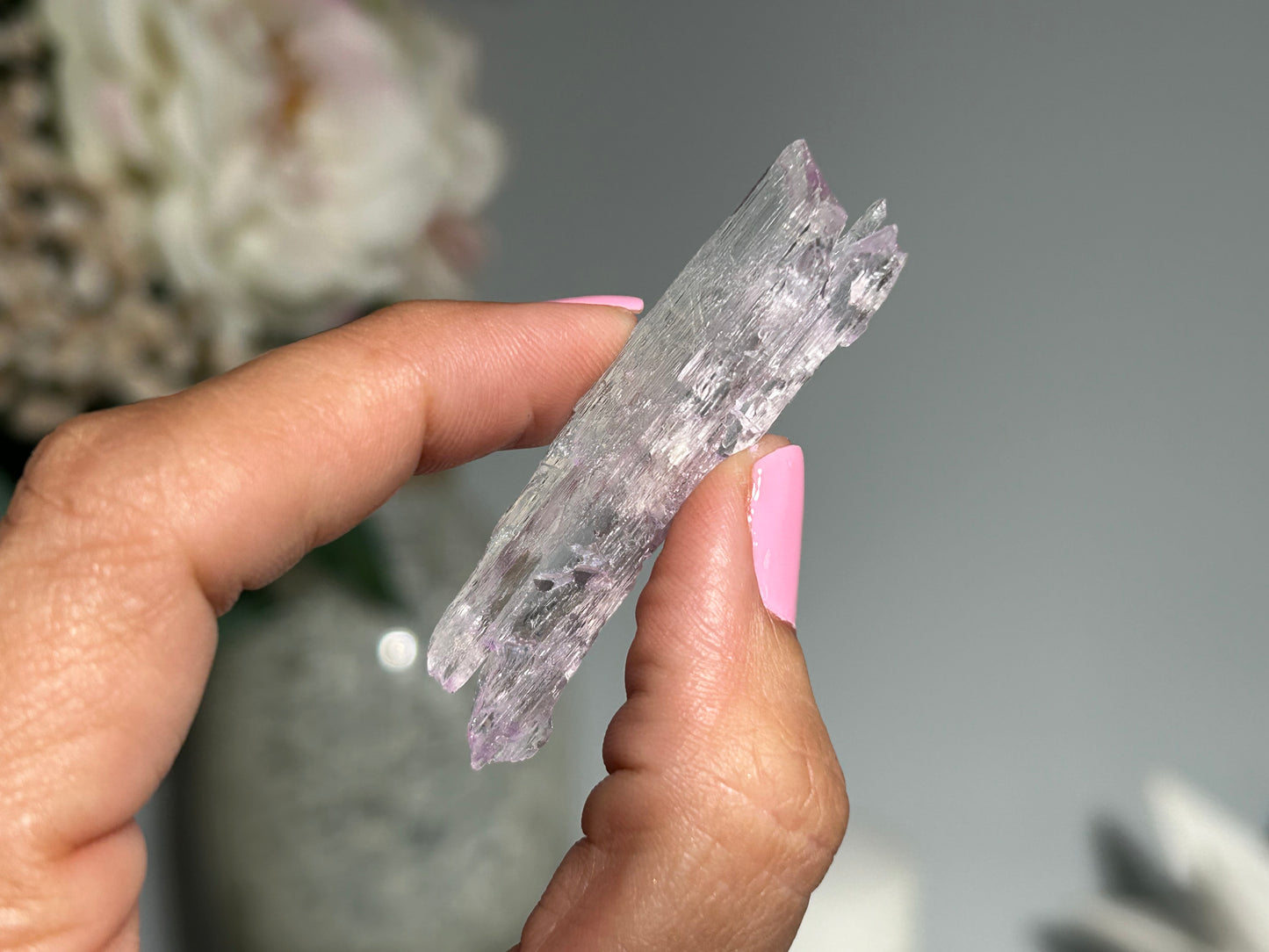 Natural Purple Kunzite Point (2", 52mm)