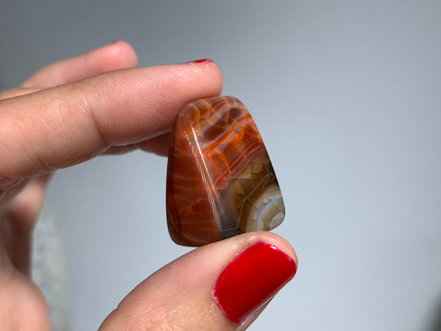 Tumbled Fire Agate