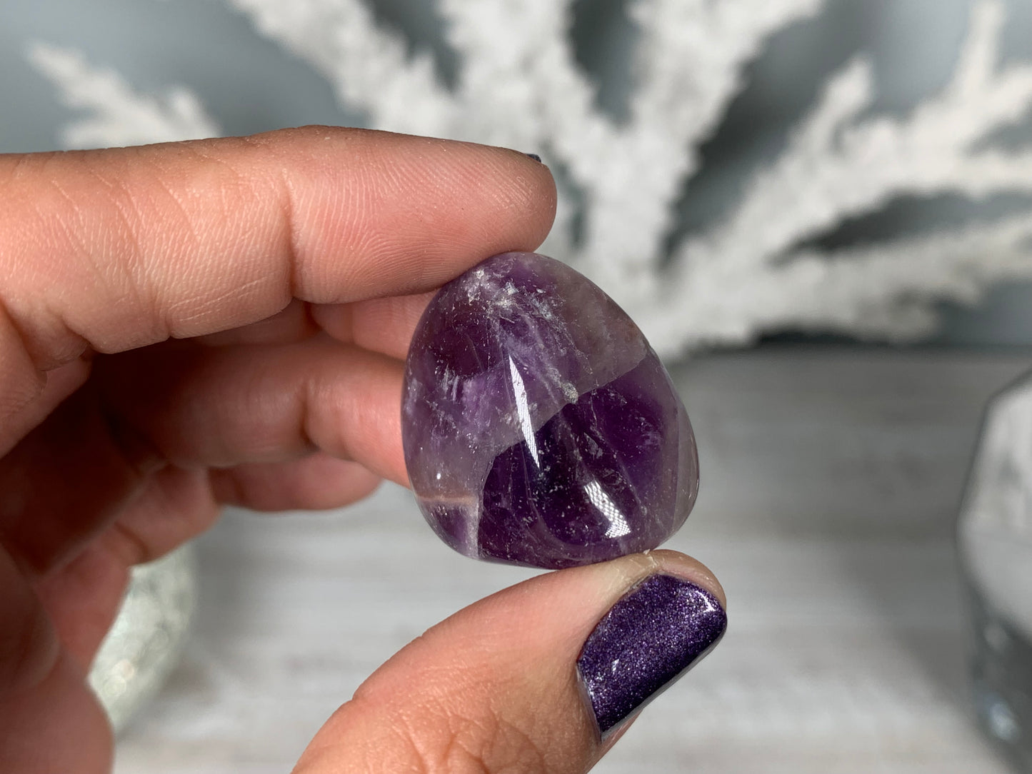 Tumbled Dog Tooth Amethyst Large