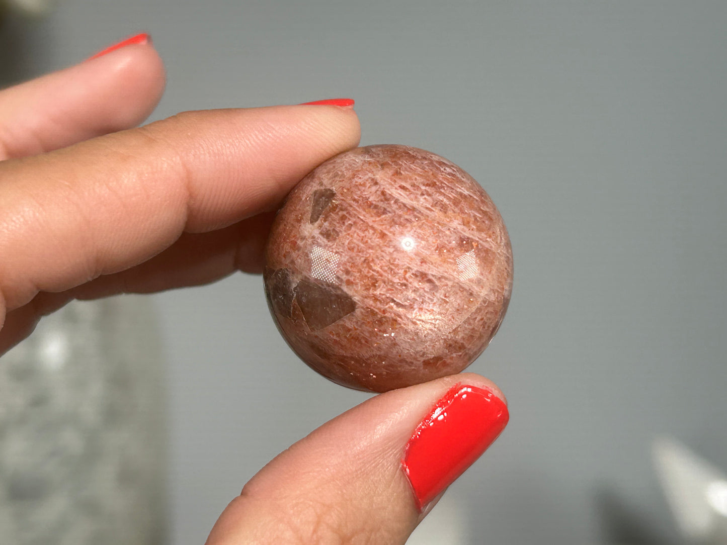 Confetti Sunstone Sphere (1.1", 28mm)