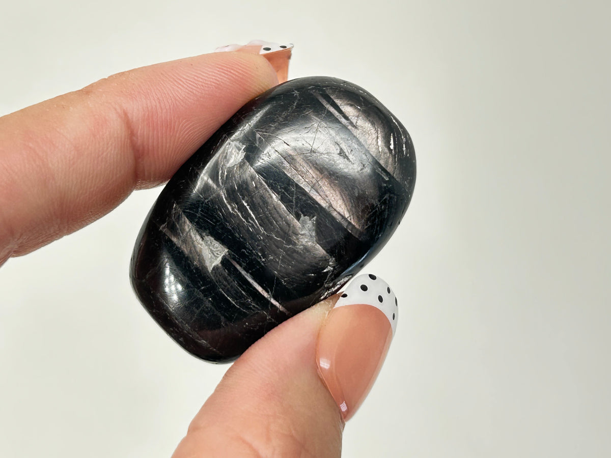 Hypersthene Palm Stone #33