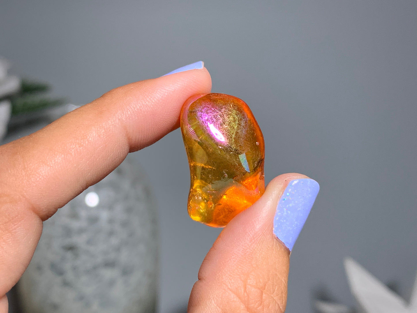 Tumbled Golden Aura Quartz