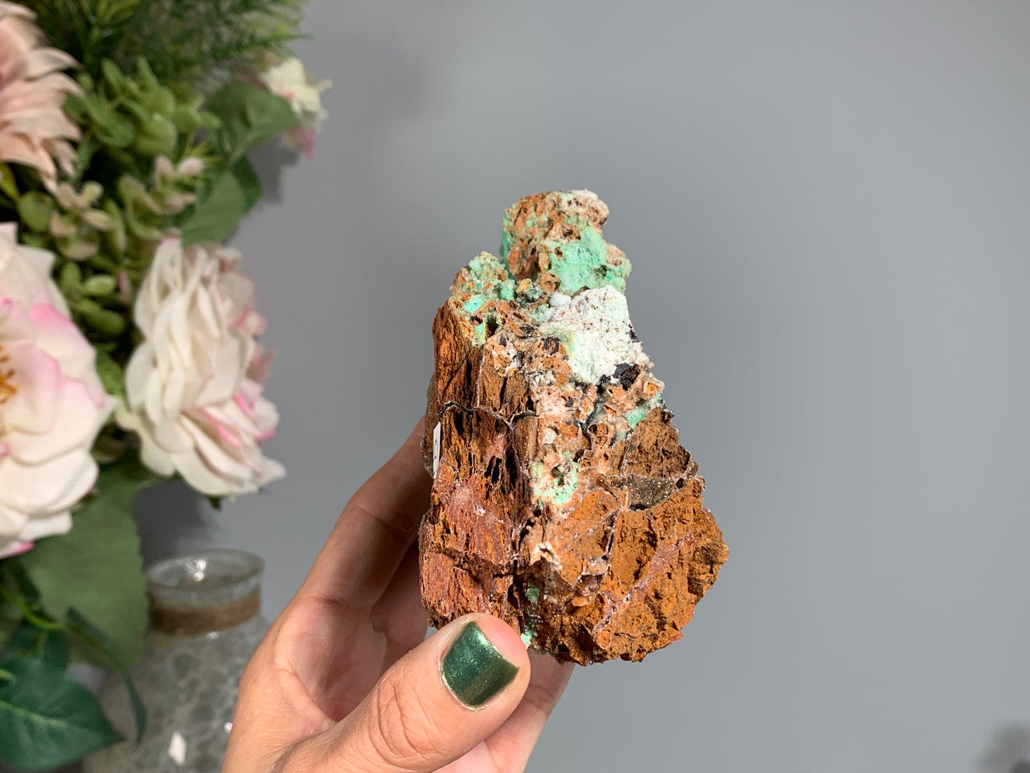 Druzy Chrysoprase (4.25", 108mm)