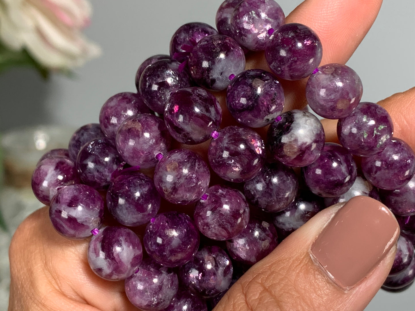 10mm Lepidolite Bracelet