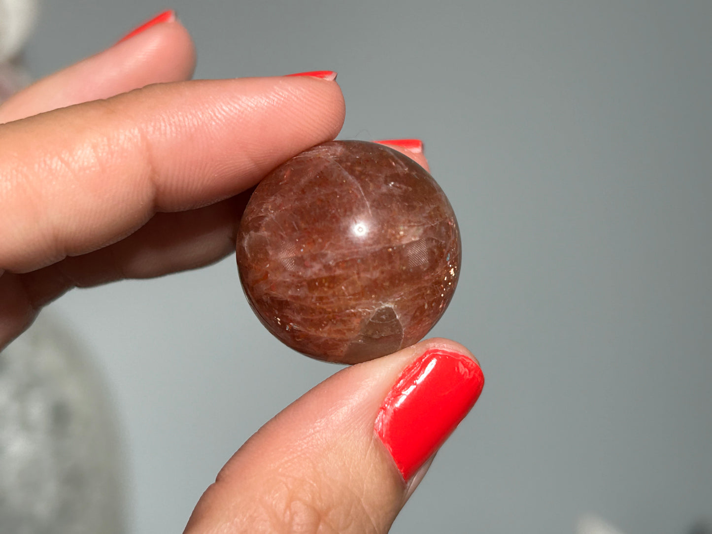 Confetti Sunstone Sphere (0.9", 24mm)