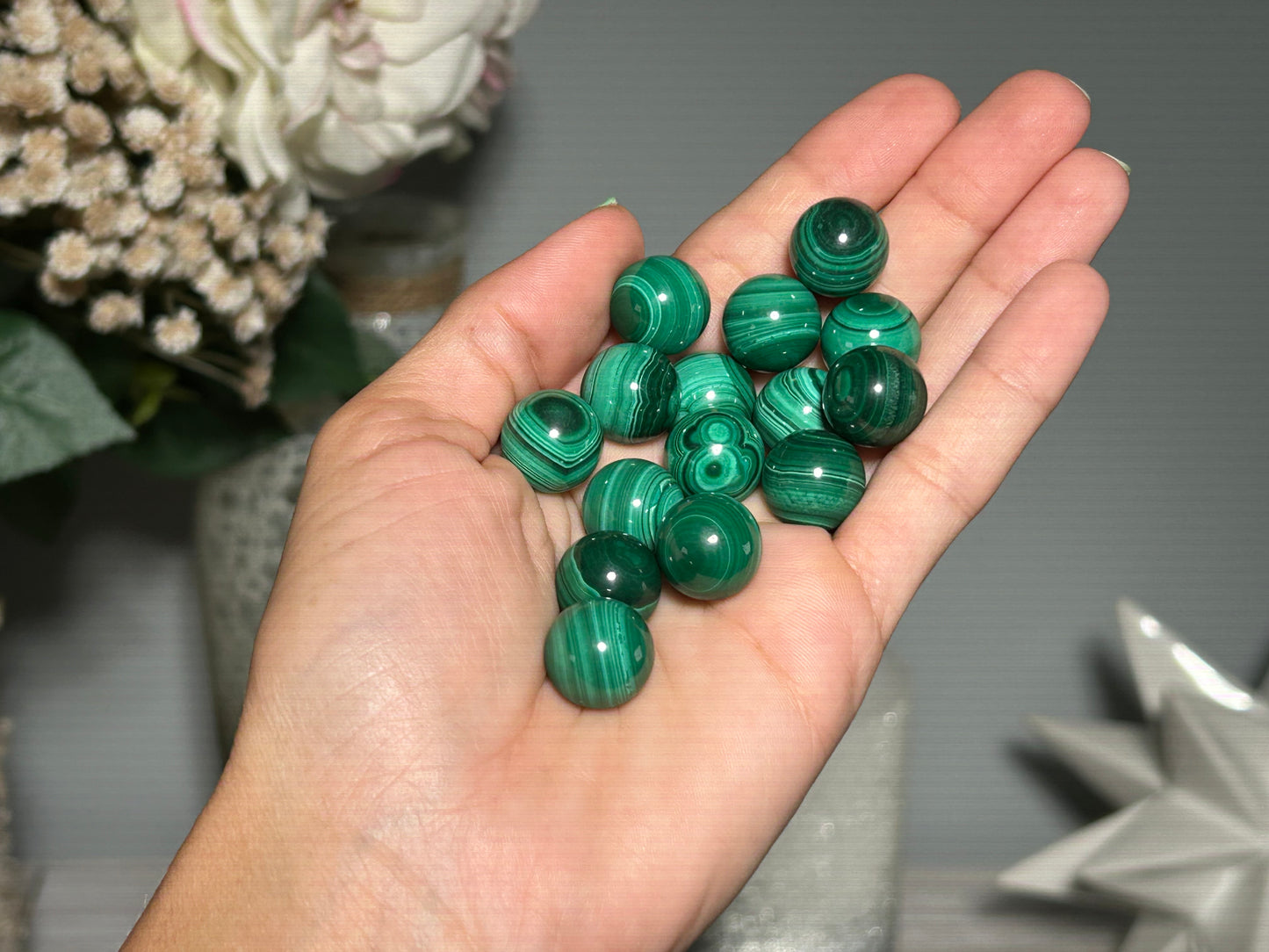 Mini Malachite Sphere