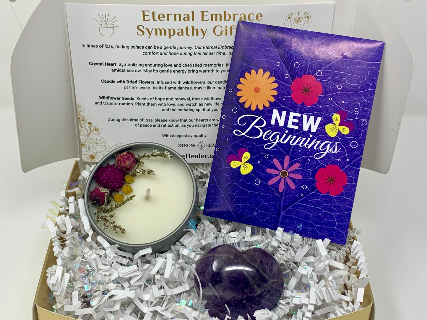 Eternal Embrace Sympathy Gift Set (2oz Candle)