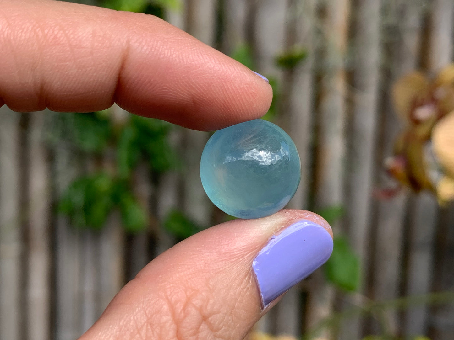 Mini Aquamarine Sphere