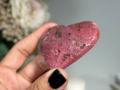 Cobalto Calcite Heart (2.3", 58mm)