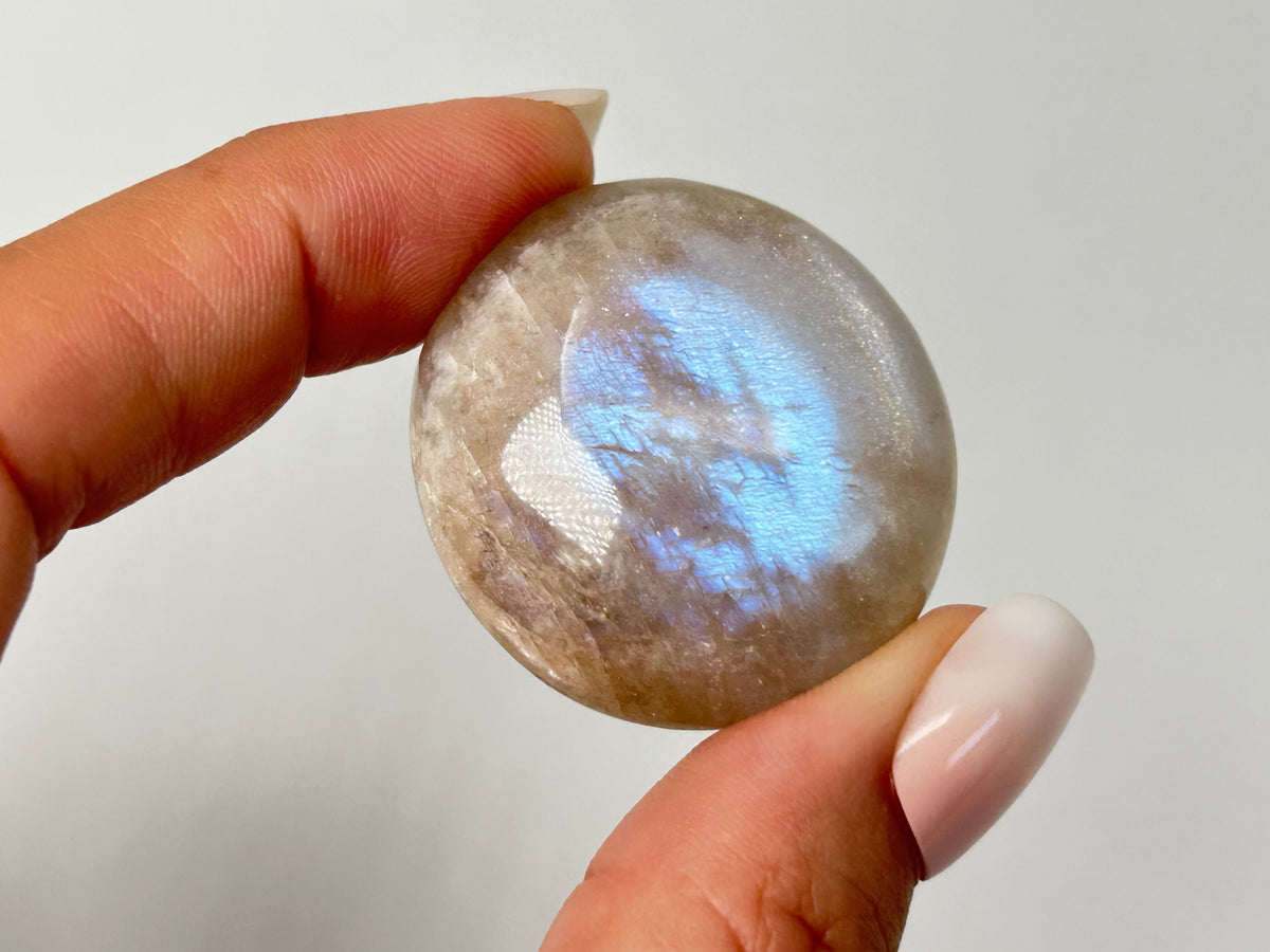 Moonstone Palm Stone #27