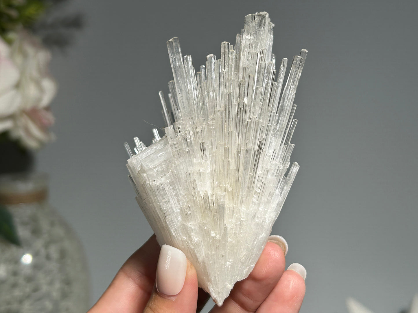 Natural Scolecite Cluster (4", 103mm)