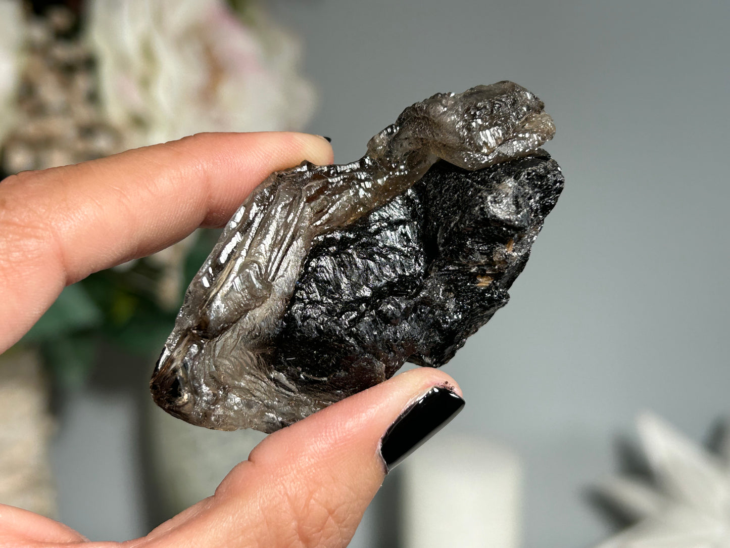 Smoky Elestial Quartz (2.6", 67mm)