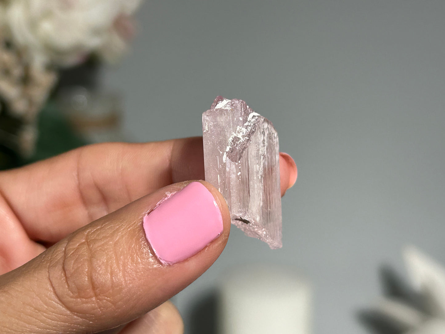 Natural Purple Kunzite Point (1.1", 28mm)