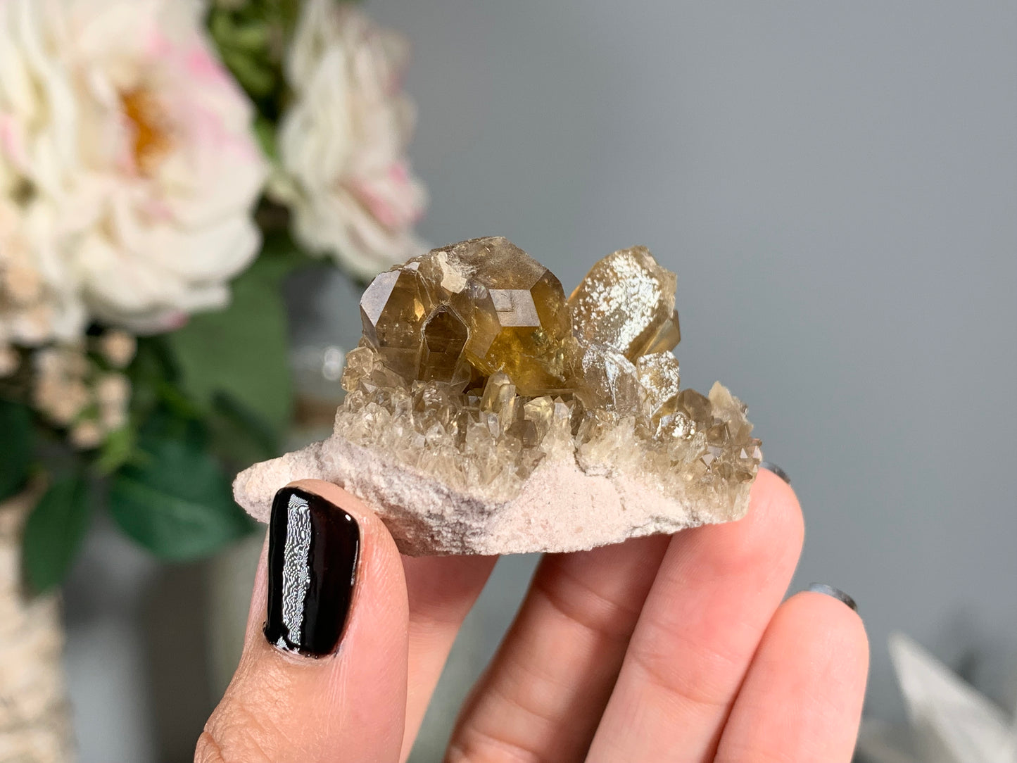 Congo Smoky Citrine Cluster (2.2", 55mm)