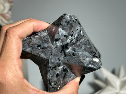Larvikite Merkaba (3.2", 82mm)
