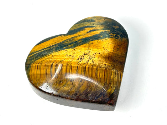 Blue Tigers Eye Heart #86