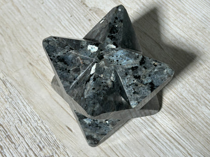 Larvikite Merkaba (3.4", 85mm)