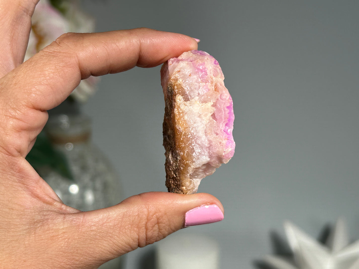 Natural Pink Aragonite (2.1", 54mm)