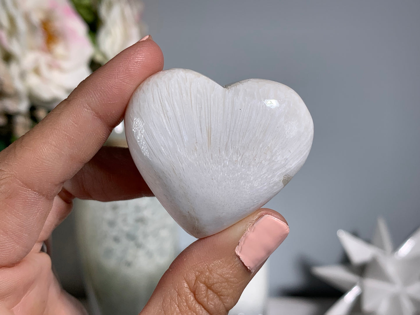 Small Scolecite Heart