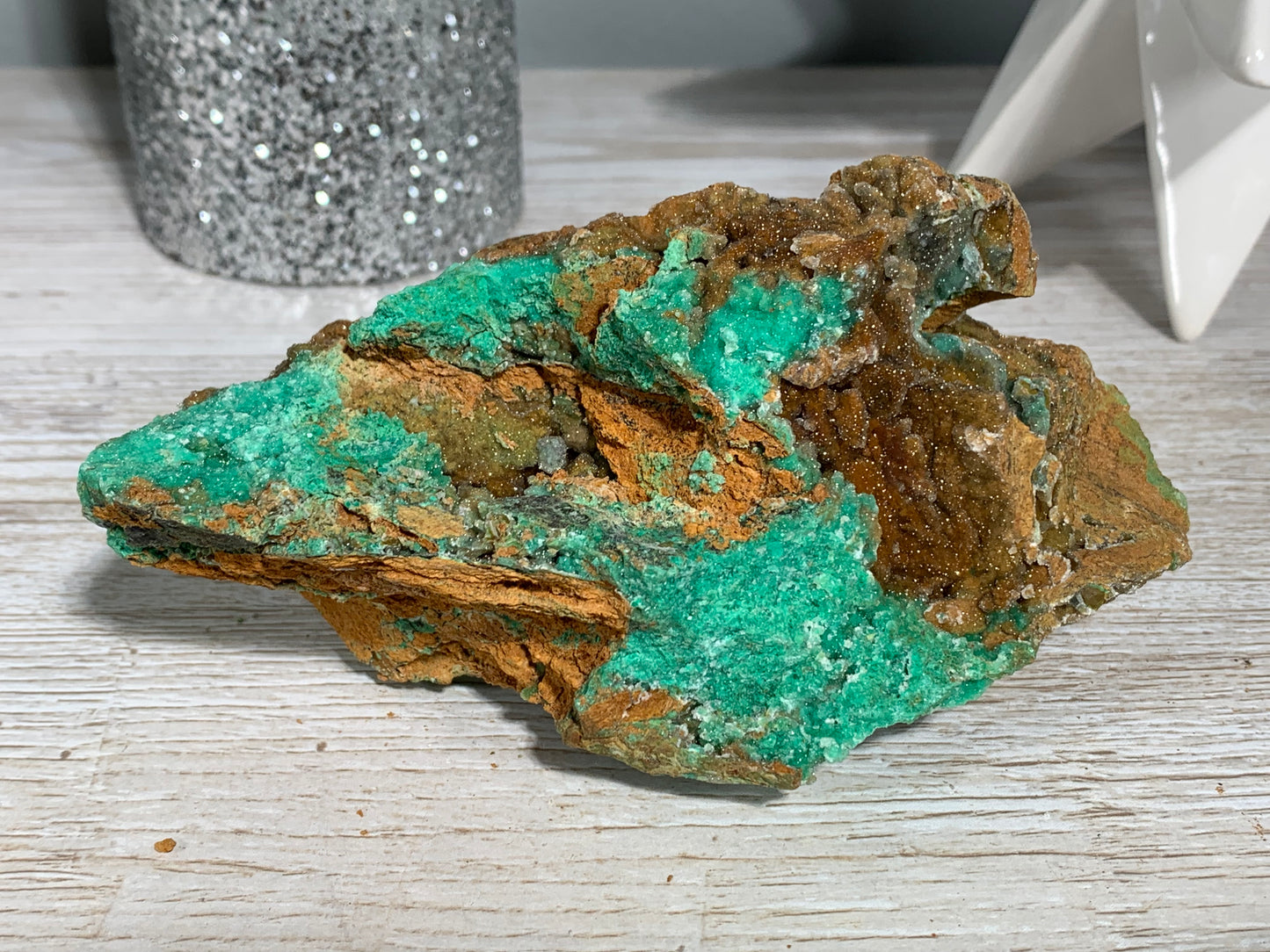 Druzy Chrysoprase (5.4", 136mm)