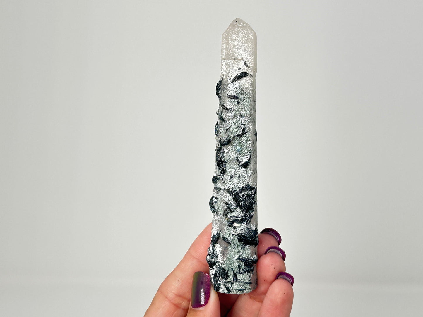 Sphalerite on Quartz (4.7", 120mm)