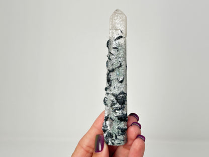 Sphalerite on Quartz (4.7", 120mm)