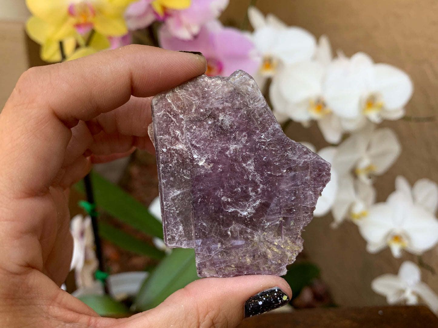 Lepidolite Slice