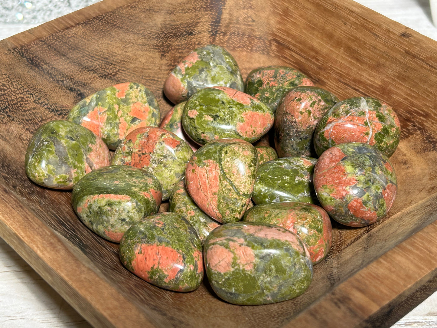 Tumbled Unakite