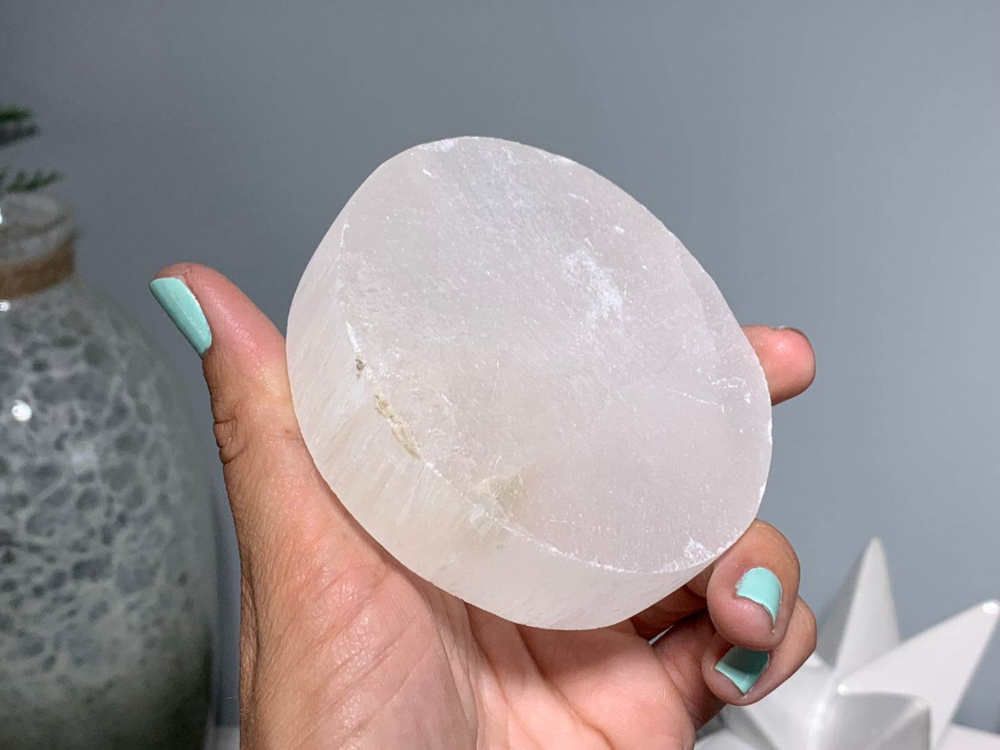 Selenite Disk (3")