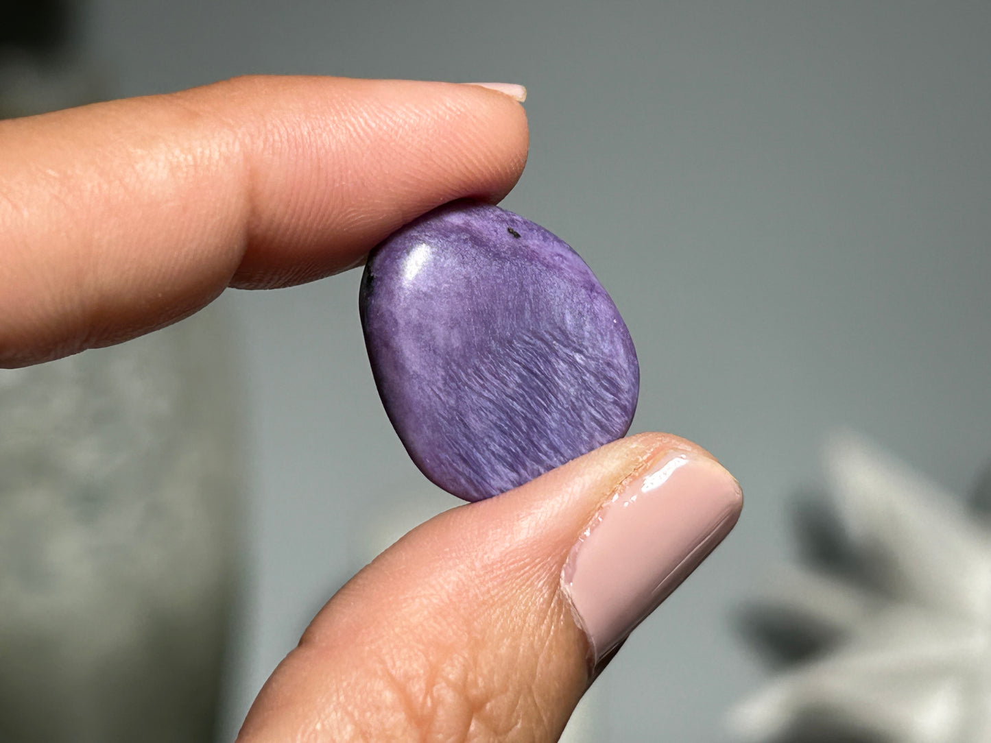 2pc Charoite Chips