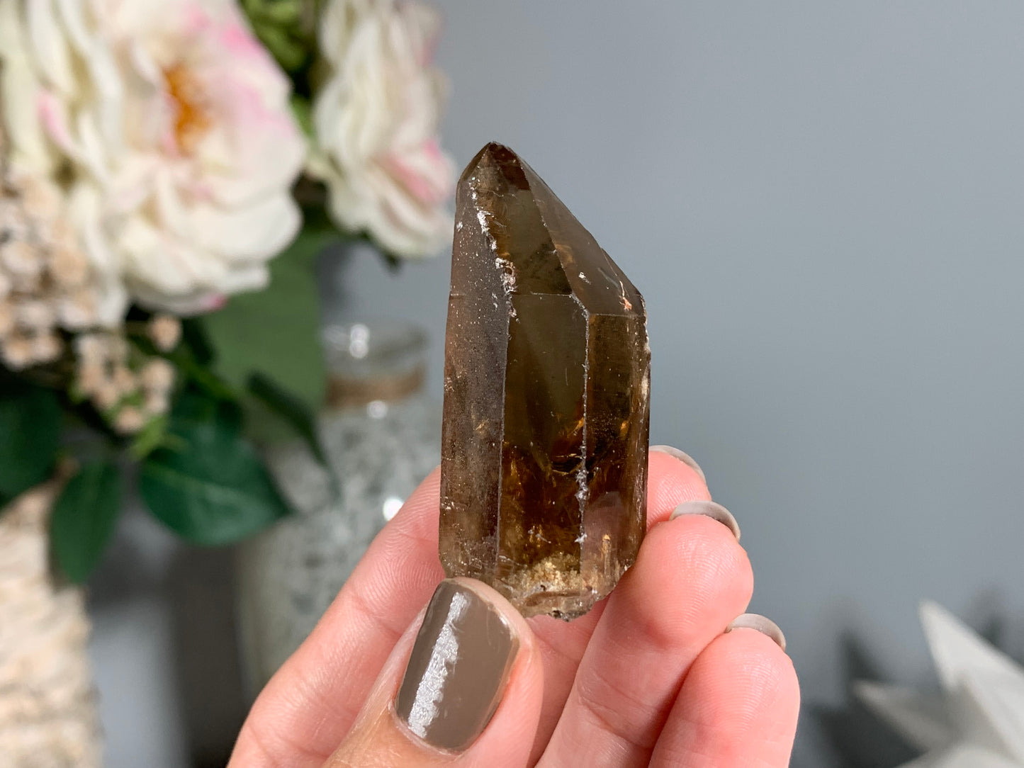 Congo Smoky Citrine Point (1.9", 49mm)