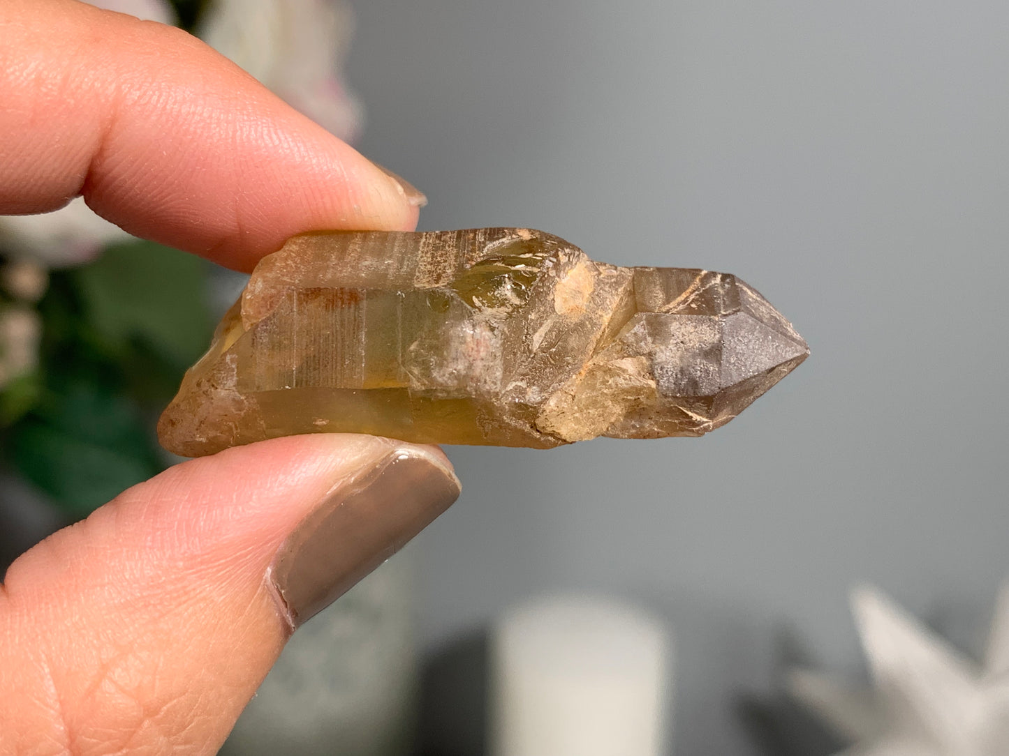 Congo Smoky Citrine Point (1.75", 45mm)