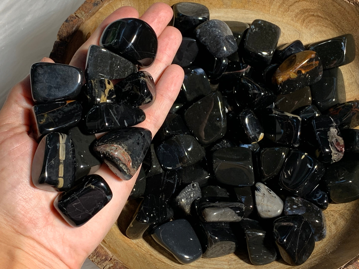 Tumbled Black Onyx