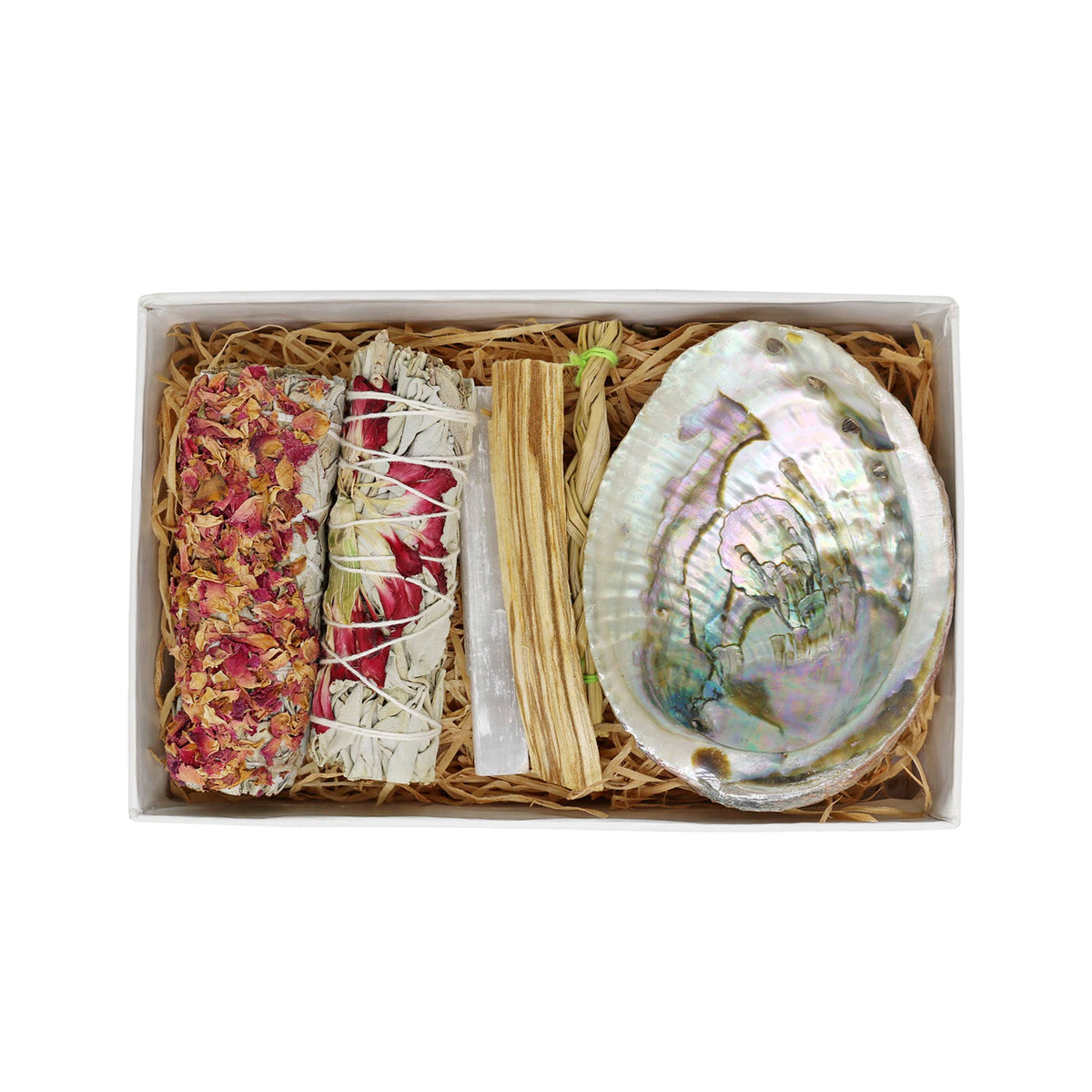 Red Floral Sage Gift Set | Cleansing, Love & Renewal