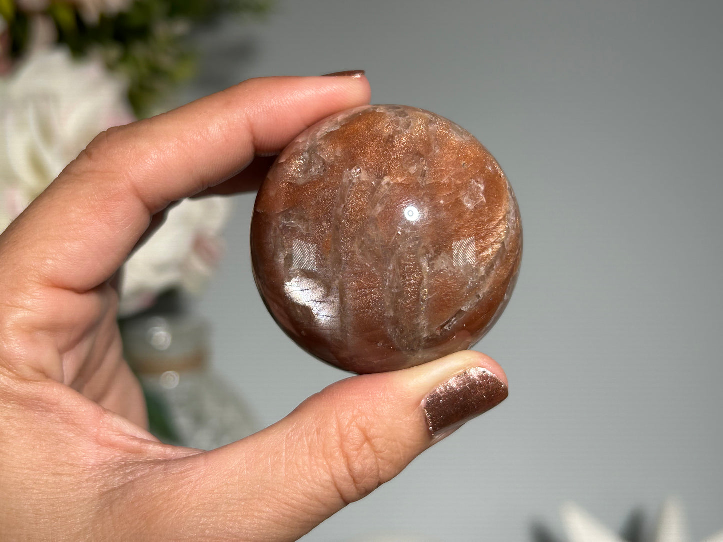 Confetti Sunstone Sphere (1.8", 47mm)