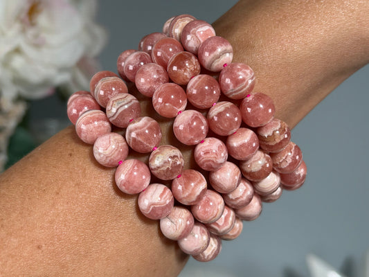 10mm Rhodochrosite Bracelet