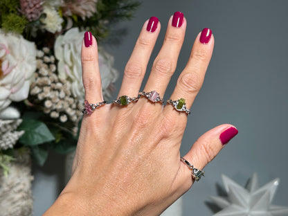 Tourmaline Adjustable Ring