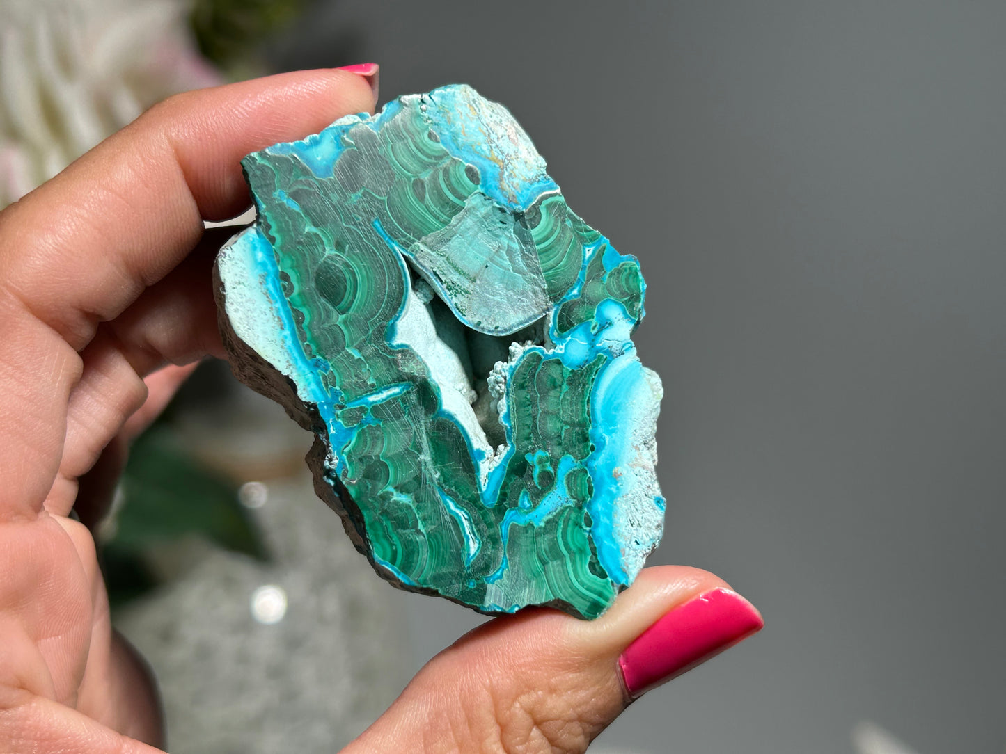 Malachite Chrysocolla Slab (2.25", 57mm)