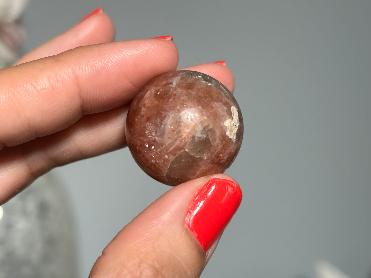 Confetti Sunstone Sphere (0.9", 24mm)