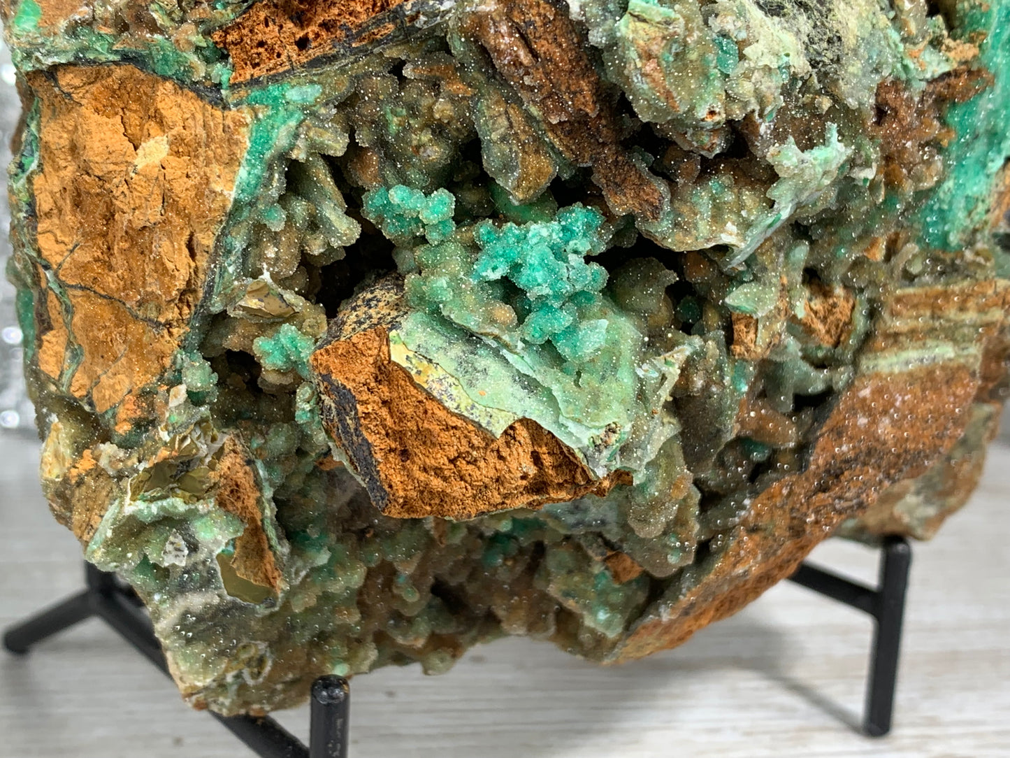 Druzy Chrysoprase (5.9", 150mm)