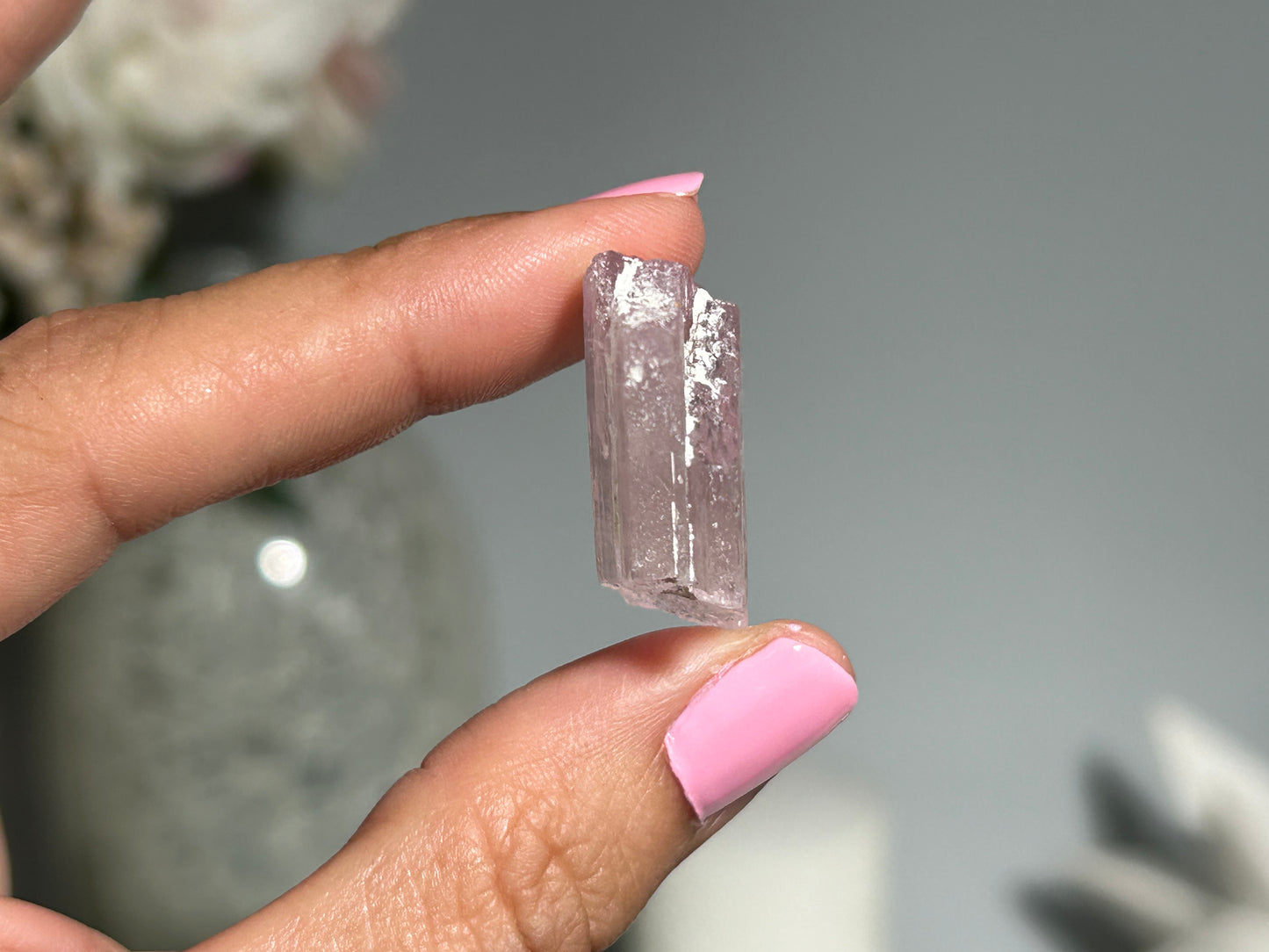 Natural Purple Kunzite Point (1.1", 28mm)