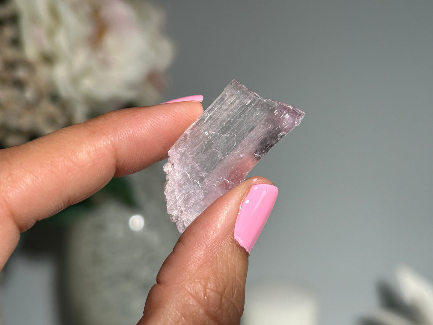 Natural Purple Kunzite Point (1.3", 34mm)